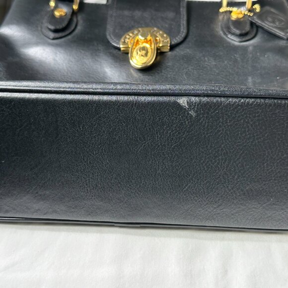 NEW Black Genuine Leather Shoulder Bag - Picture 8 of 12